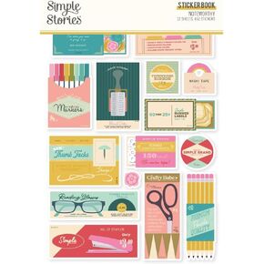 Simple Stories Sticker Book 12/Sheets-Noteworthy NTW21324