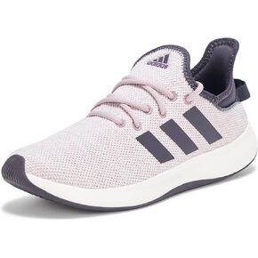 adidas Women's Cloudfoam Pure Sportswear Sneakers, Black/White/Grey, 8.5