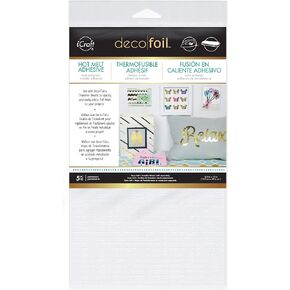 iCraft Deco Foil Hot Melt Adhesive, 5.5" x 12", 5 Sheets per Pack
