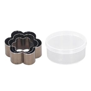 Leather Cutting Dies Set, 3Pcs 30 40 50mm Flower Shaped Leather Cutter Alloy Steel Leather Punching Tools for DIY Handemade