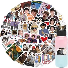 50Pcs Sturniolo Triplets Sticker, Cool Funny Meme Stickers for Adult, Waterproof Vinyl Stickers for Teen Kids Boy Water Bottle, Laptop, Phone, Computer, Guitar, Notebook