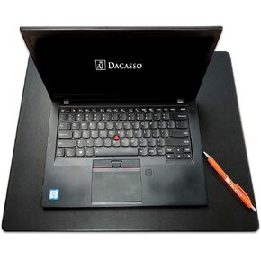 Black Leather 20" x 16" Lap Desk