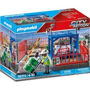 Playmobil City Action 70773 Freight Storage, for Children Ages 4+