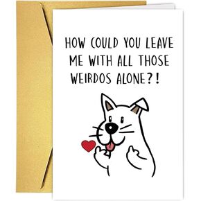 Cute Dog Thank You Card for Teachers Boss Friends, Funny Appreciation Gifts for Women Men, Veterinarian Gifts, Nothing But Thanks Pun Card(thanks dog)