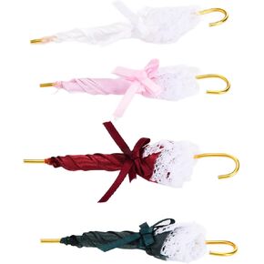 Miniature Umbrella, Dollhouse Umbrella Lifelike Simulated Baby Doll Accessories for Doll Shop for Home