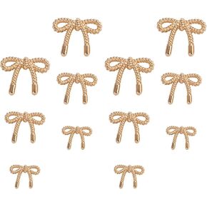 TEHAUX 30pcs Button Zinc Alloy Jewelry Buckle Bow Tie Child