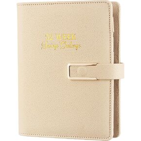 Money Saving Binder - 52 Week Money Saving Challenge Binder - Premium Budget Binder with Cash Envelopes - Chic Money Planner