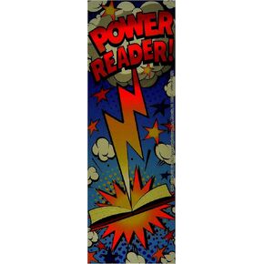 Eureka Super Class Bookmarks, Set of 36, Power Reader