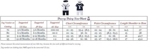 Dressy Daisy Infant Baby Boy Sailor Outfit Nautical Onesie Romper Bodysuit Costume Clothes with Hat, White Navy in Saudi Arabia