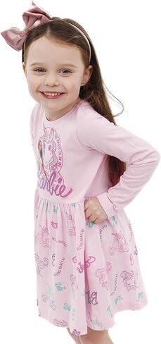 Barbie Dress | Short Sleeve Girls Unicorn Dress | Skater Dress for Girls in Saudi Arabia