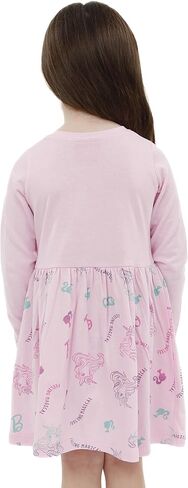 Barbie Dress | Short Sleeve Girls Unicorn Dress | Skater Dress for Girls in Saudi Arabia