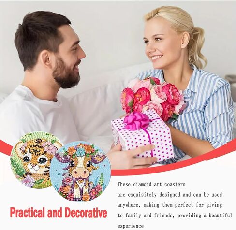 8 PCS Diamond Painting Coasters Kits, DIY Snowman Diamond Art Coasters with Holder, Diamond Winter Coasters Crafts for Adult,Beginner Diamond Art Crafts Supplies in Saudi Arabia