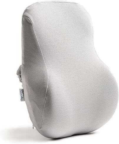 Coushy| Ergonomic Back Relief Cushion| Office Desk Accessories: Chair Cushions, Car Seat Cushion, Office Chair Cushion for Back-Supporting Lumbar Support Pillow for Back Pain (Black) in Saudi Arabia