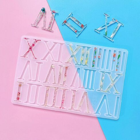 Clock Digital Numbers Resin Molds Silicone Mold for Resin Casting Clock Making,DIY Crafts in Saudi Arabia