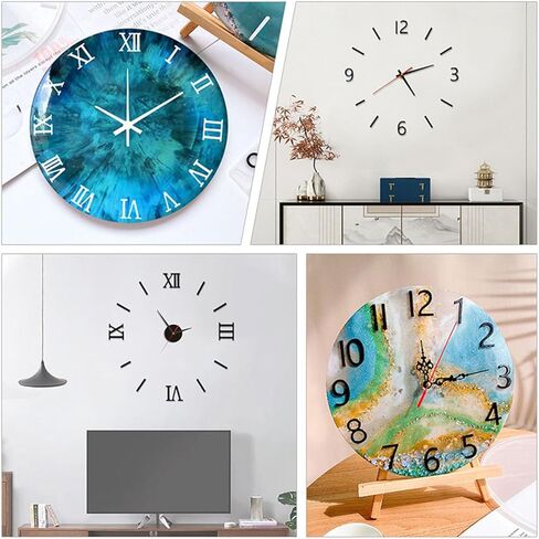 Clock Digital Numbers Resin Molds Silicone Mold for Resin Casting Clock Making,DIY Crafts in Saudi Arabia