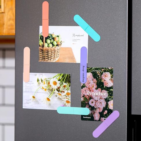 Yeaqee 130 Pcs Magnetic Bookmarks Bulk, Cute Bookmarks, Book Marker Clip, Planner Bookmark Clip, Magnetic Page Markers, Reading Accessories, for Lovers Women Men Teachers Students Kids, 0.8x2 Inch in Saudi Arabia
