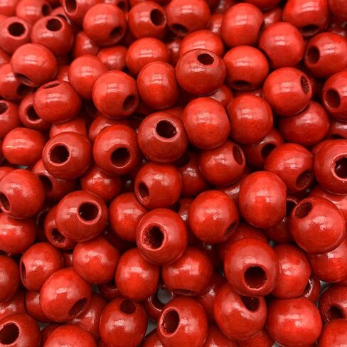 700Pcs European Loose Beads Painted Assorted African Beads Macrame Supplies Beads Craft Jewelry Wood Beads for Jewelry Making DIY Bracelet Necklace Hair Crafts in Saudi Arabia