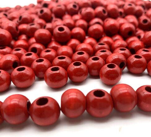 700Pcs European Loose Beads Painted Assorted African Beads Macrame Supplies Beads Craft Jewelry Wood Beads for Jewelry Making DIY Bracelet Necklace Hair Crafts in Saudi Arabia