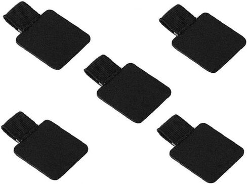 5 Pcs Black Pen Holder Self-Adhesive Loop Design Notebook Journals Calendars Accessories Useful and Attractive Desk Supplies Holders and Pencil Holders in Saudi Arabia