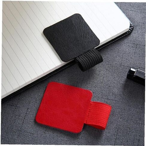 5 Pcs Black Pen Holder Self-Adhesive Loop Design Notebook Journals Calendars Accessories Useful and Attractive Desk Supplies Holders and Pencil Holders in Saudi Arabia