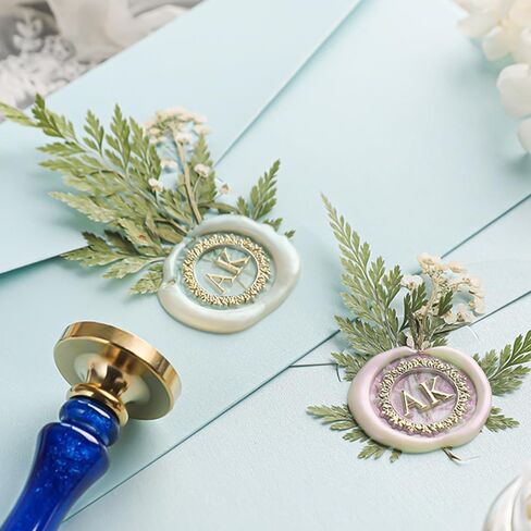 Laser Green Seal Beads for Wax Stamp DIY Sealing Wax Stamp Maker Sunflower Sealing Wax Beads for Wedding Invitations Envelopes Cards Christmas Wax Sealing in Saudi Arabia
