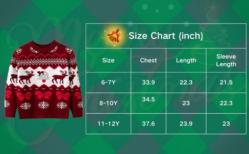 Colorful House Christmas Sweater Boy Girl Funny Kids Christmas Pullover Sweatshirt Warm Crewneck Winter Clothes in Kuwait