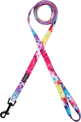 Tie Dye Dog Collar Pet Funny Dog Leash Set for Small Medium Large Dogs Tie Dye Collars (S(9.8'' - 12'')) in Saudi Arabia