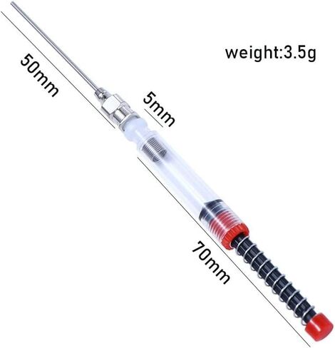 Fountain Pen Syringe Tool,Ink Absorber Syringe Device Ink Suction Device Pipette Instrument Cartridge Converter Ink Cartridge Filler,Refill Your Pen with Converter Adapter,Pens Refills (Elasticity) in Kuwait