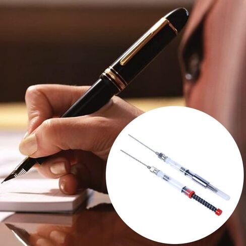 Fountain Pen Syringe Tool,Ink Absorber Syringe Device Ink Suction Device Pipette Instrument Cartridge Converter Ink Cartridge Filler,Refill Your Pen with Converter Adapter,Pens Refills (Elasticity) in Kuwait