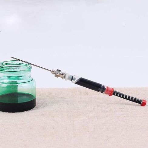 Fountain Pen Syringe Tool,Ink Absorber Syringe Device Ink Suction Device Pipette Instrument Cartridge Converter Ink Cartridge Filler,Refill Your Pen with Converter Adapter,Pens Refills (Elasticity) in Kuwait