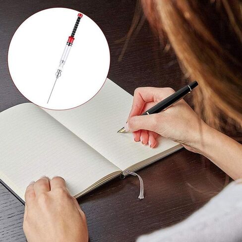 Fountain Pen Syringe Tool,Ink Absorber Syringe Device Ink Suction Device Pipette Instrument Cartridge Converter Ink Cartridge Filler,Refill Your Pen with Converter Adapter,Pens Refills (Elasticity) in Kuwait