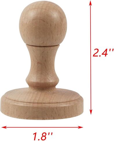 Wooden Stamp Handle 35 mm Stamp Handle Replacement Blank Wood Rubber Stamp Mounts, Pack of 5 in Saudi Arabia