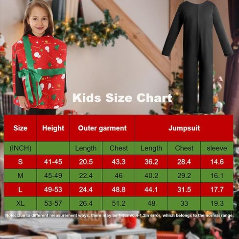 Christmas Gift Box Costume for Kids Sleeveless Christmas Costumes Cosplay Outfit Top for Boys Girls in Saudi Arabia
