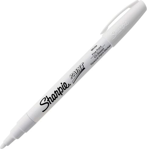 Sharpie Permanent Paint Marker, Fine Bullet Tip, White in Kuwait