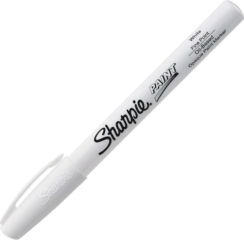 Sharpie Permanent Paint Marker, Fine Bullet Tip, White in Kuwait