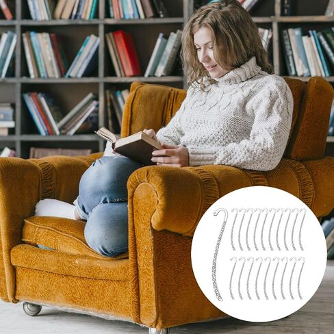 20 قطعة من الإشارات المرجعية المعدنية الفضية، خطاف منقوش على شكل خطاف مع حلقة معدنية عتيقة منحوتة، دبوس شعر عتيق، إشارات مرجعية ذاتية الصنع للصياغة in Saudi Arabia