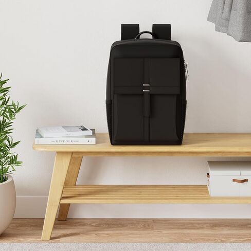 حقيبة ظهر للكمبيوتر المحمول Dobaly للرجال والنساء، حقيبة كمبيوتر محمول مقاومة للماء مقاس 15.6 بوصة للعمل والمكتب والكلية in Kuwait