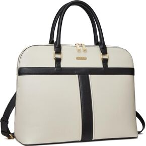 Telena Laptop Tote Bag for Women, 15.6 Inch Shoulder Tote Bag Leather Briefcase for Women, Large Capacity Handbag Bags