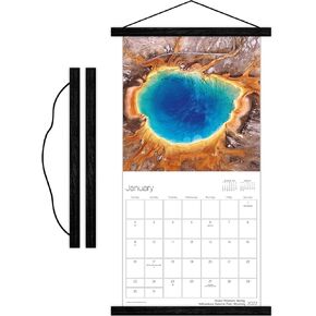 Magnetic Frame Calendar Hanger Black