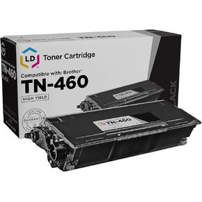 LD Compatible Toner Cartridge Replacement for Brother TN460 High Yield (Black)
