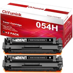 JC Toner Compatible Replacement for Canon 054 Black Toner Cartridge use with Canon Color imageCLASS MF642Cdw MF644Cdw MF640C LBP620C LBP622Cdw Series Printer -2 Pack