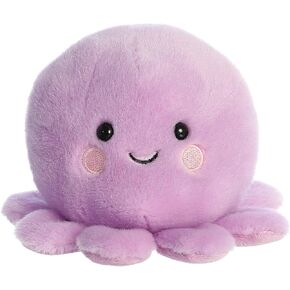 Aurora® Adorable Palm Pals™ Oliver Octopus™ Stuffed Animal - Pocket-Sized Play - Collectable Fun - Purple 5 Inches