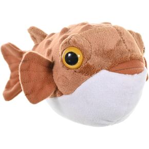 Wild Republic Pufferfish, Cuddlekins Mini, Stuffed Animal, 8 Inches, Gift for Kids, Plush Toy, Fill is Spun Recycled Water Bottles
