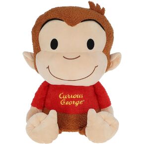 Kids Preferred Curious George Stuffed Animal Monkey Plush, Curious George Toys Monkey Plushies for Girls and Boys, Baby Toy Monkey Stuffed Animal, Soft Monkey Toy