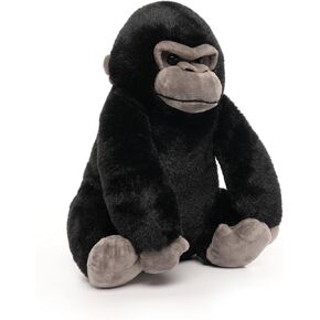 Black Gorilla Stuffed Animals, Gorilla Apes Plush Toys for Boy Girl Kids Birthday, 12 inches