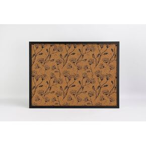 WallPops Abstract Floral White Printed Corkboard, HB6278