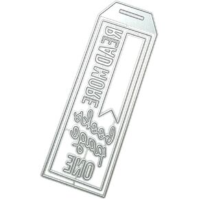 Read More Bookmarks Die Cut for Card Making, Word Metal Cutting Dies Congratulations Die Cuts Happy Birthday Embossing Stencils Template for DIY Scrap-Booking Decor Wedding Birthday Blessing Card