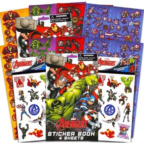 Avengers Stickers for Kids - Avengers Party Favors Bundle with 200 Marvel Kawaii Stickers for Boys & Girls (Avengers Party Supplies)