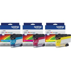 Brother LC406CS, LC406MS, LC406YS 3-Color Ink Cartridge Set, LC406