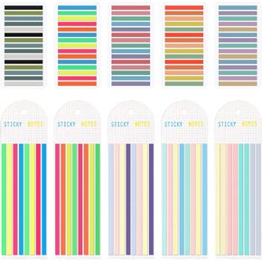 2300 Pcs Highlighter Strips Tabs Transparent Highlighter Tape Reusable Long Highlighting Sticky Tabs Page Markers Index Tabs for Books Office Supplies